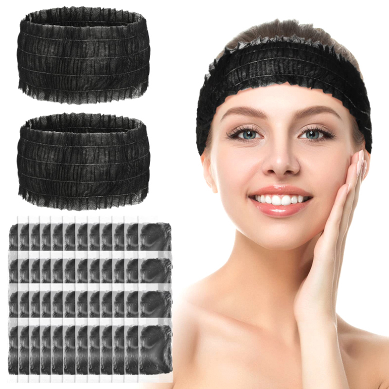 Women Accessories Combo - 100PCS White Disposable Spa Facial Headbands