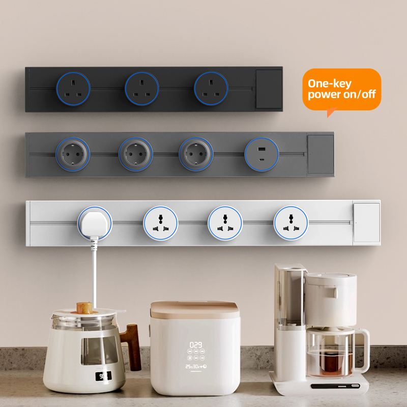 Women Accessories In Uk - Track Socket with Switch Kitchen Wall