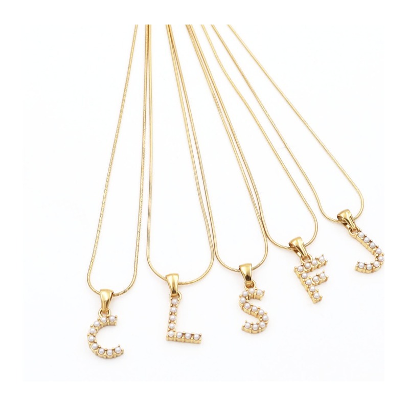 Women Accessories In English - Accessories Fashion English Letter Pendant Stainless