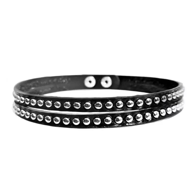 Punk Jewelry Rivet Choker Leat - Women'S Accessories In The 90S ulasan dan harga