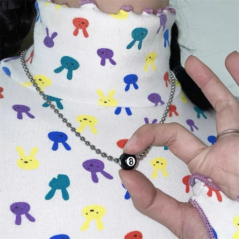 Kpop Fashion Vintage Black 8 B - Women'S Accessories In The 90S ulasan dan harga