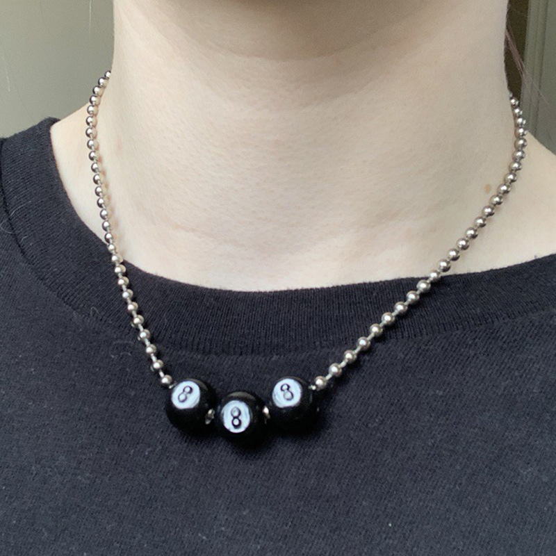 Kpop Fashion Vintage Black 8 B - Women'S Accessories In The 90S ulasan dan harga