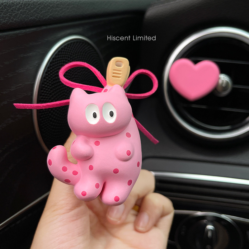 Creative Cute cat Car Perfume  - Women Accessories Outlet ulasan dan harga