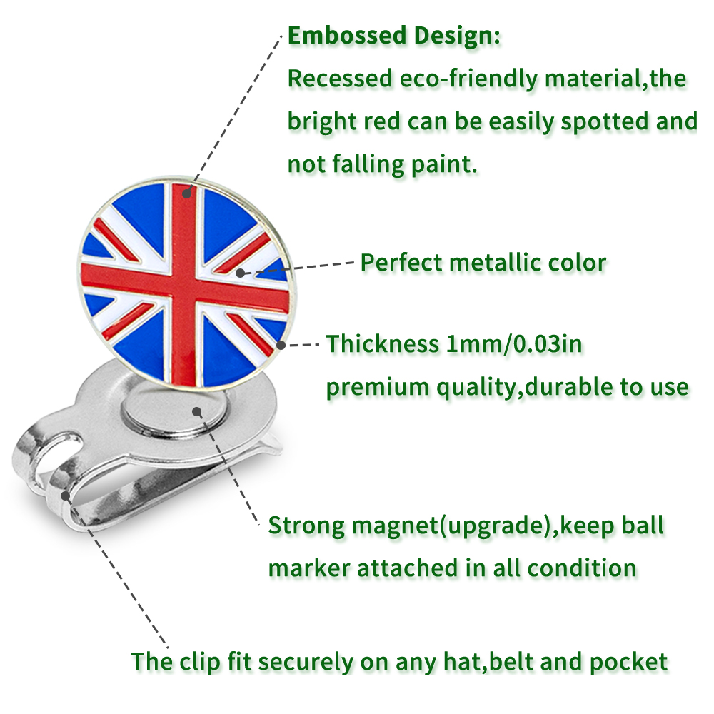 Caiton 4Pcs Golf Hat Clips Mag - Women Accessories In Uk ulasan dan harga