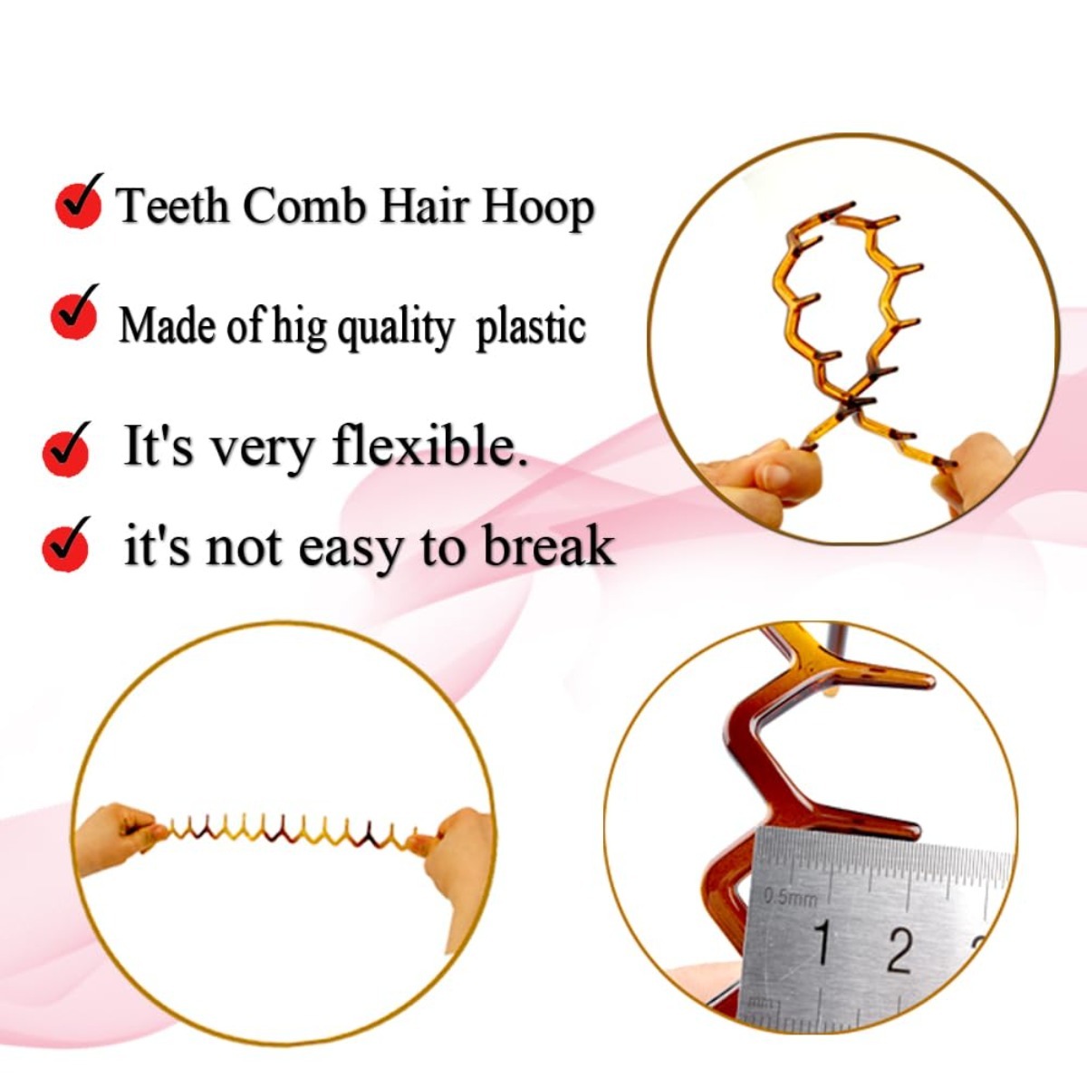 Zig Zag Headbands, Recycled Pl - Women'S Accessories In The 90S ulasan dan harga