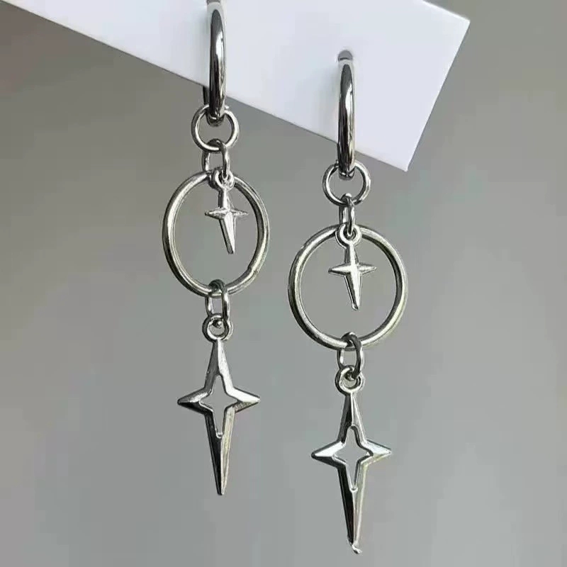 Personalized Punk Cross Star P - Women'S Accessories In The 90S ulasan dan harga