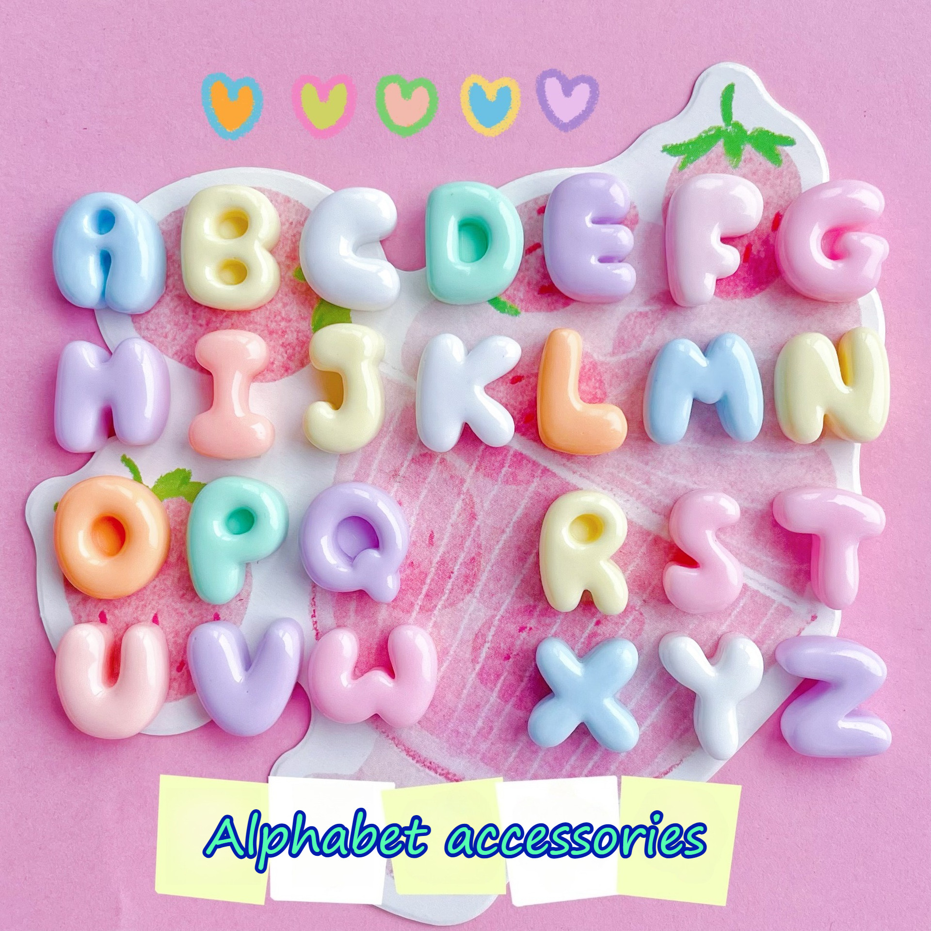 100pcs Single choice 26 Englis - Women Accessories In English ulasan dan harga
