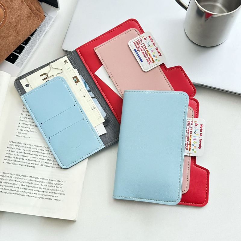 Ins Color Block Passport Holde - Women Accessories List ulasan dan harga