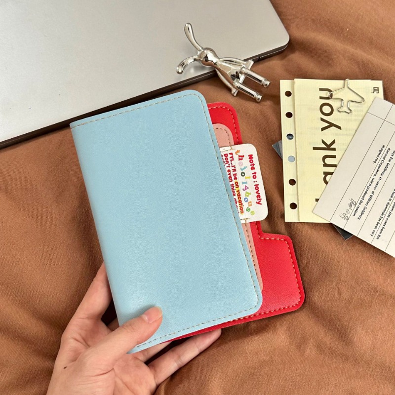 Ins Color Block Passport Holde - Women Accessories List ulasan dan harga