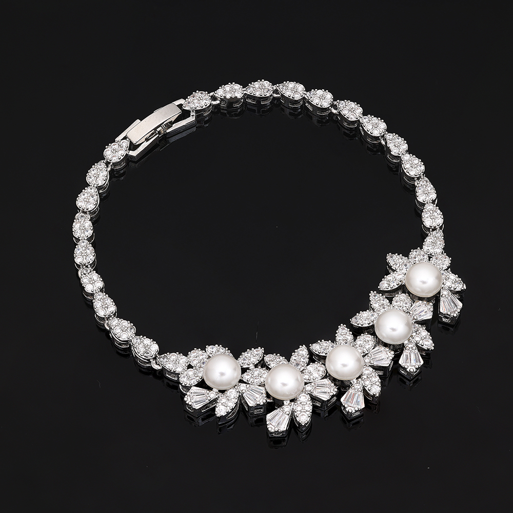 4PCS Wedding Jewelry Set Cubic - Women Accessories Uae ulasan dan harga