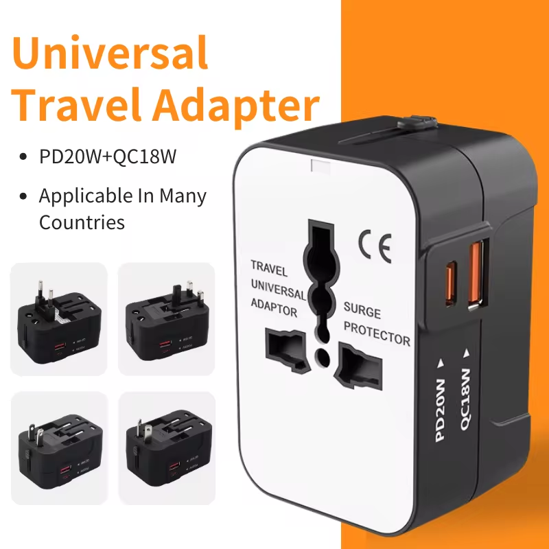 Universal Travel Adapter with  - Women Accessories In Uk ulasan dan harga