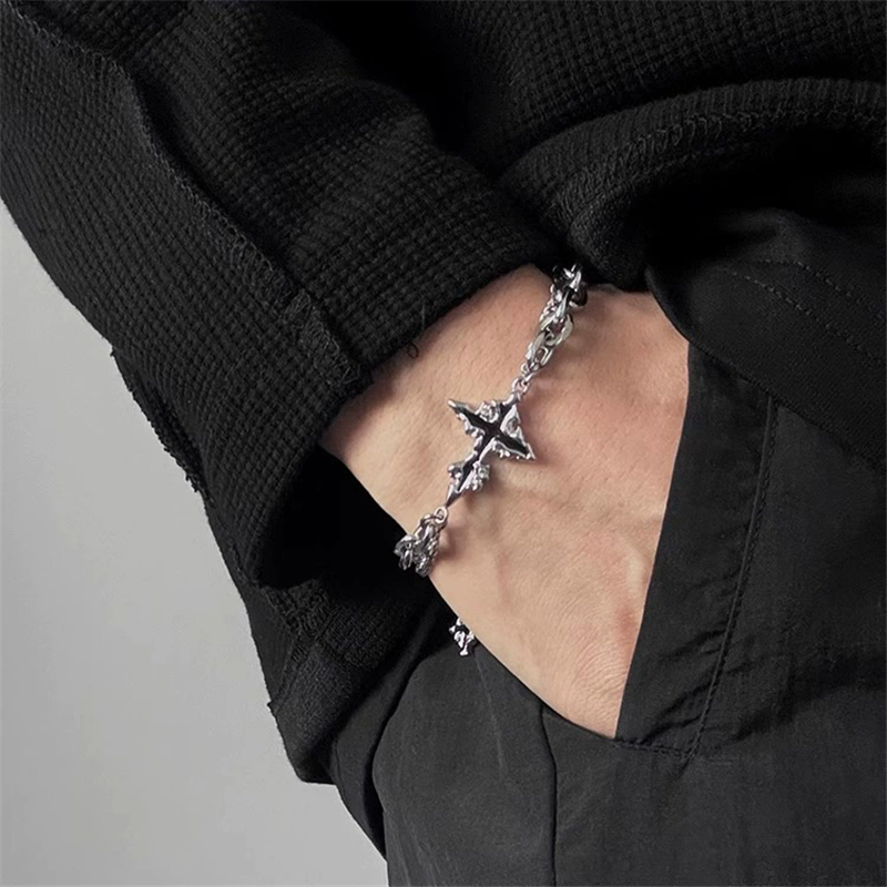 Punk Black Cross Pendant Chain - Women'S Accessories In The 90S ulasan dan harga