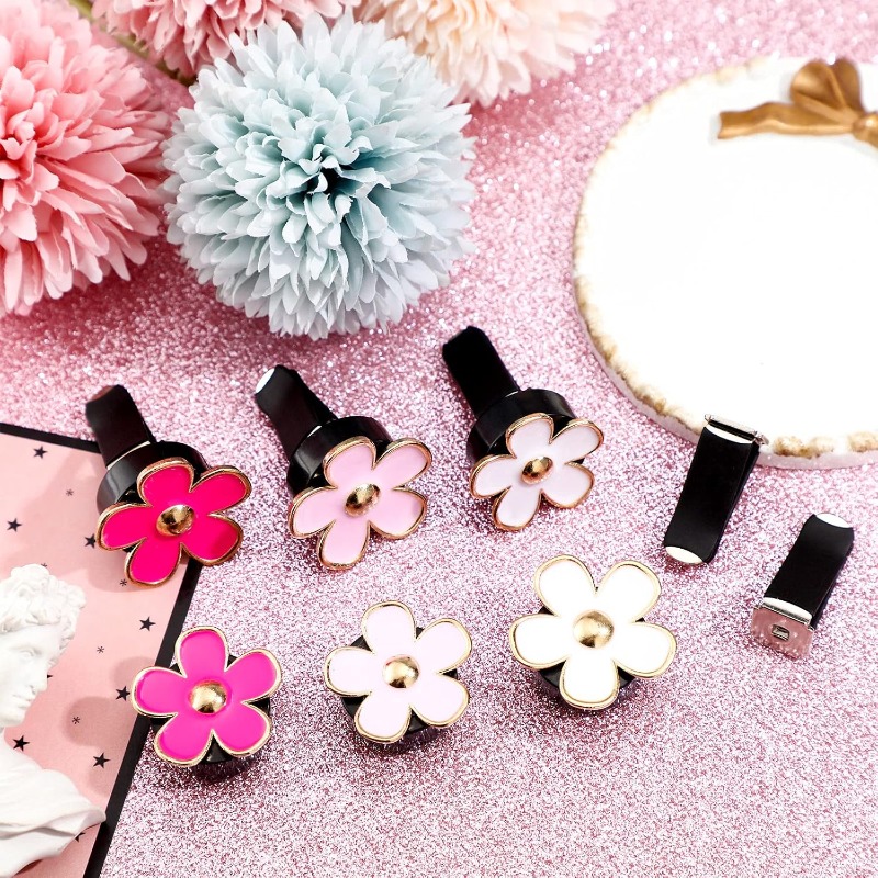 6PCS Daisy Flower Air Vent Cli - Women Accessories Outlet ulasan dan harga