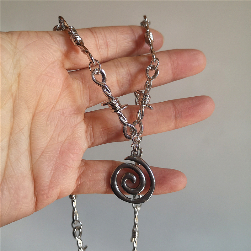 Punk Spiral Vortex Pendant Tho - Women'S Accessories In The 90S ulasan dan harga