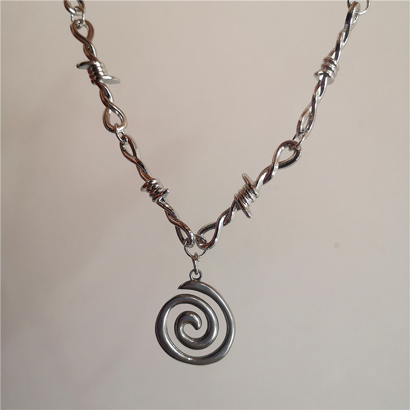 Punk Spiral Vortex Pendant Tho - Women'S Accessories In The 90S ulasan dan harga