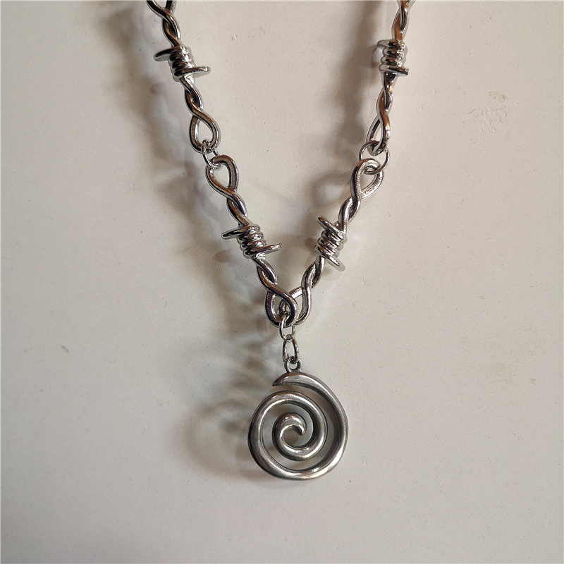 Punk Spiral Vortex Pendant Tho - Women'S Accessories In The 90S ulasan dan harga