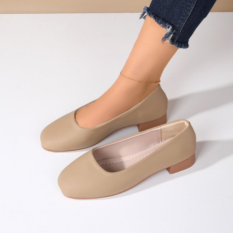 Soft Leather Round Toe Slip-On - Women'S Shoes And Accessories ulasan dan harga