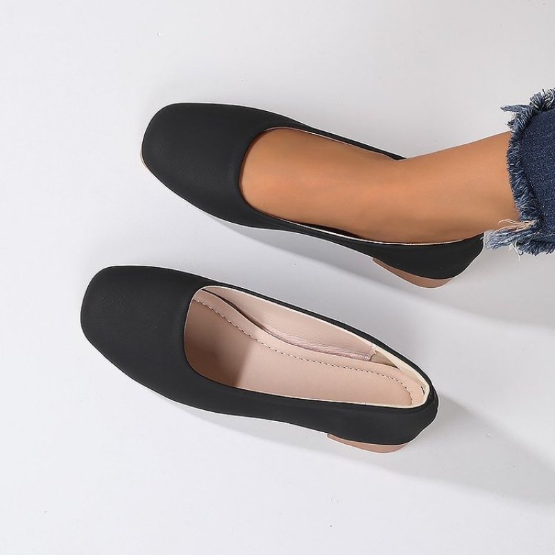 Soft Leather Round Toe Slip-On - Women'S Shoes And Accessories ulasan dan harga