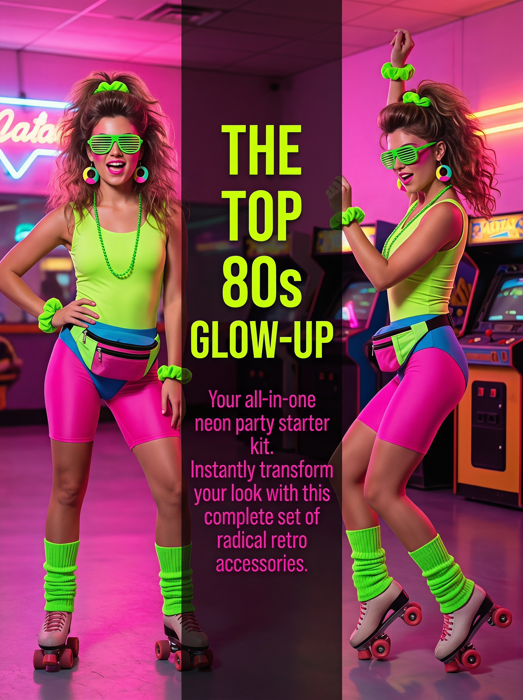 80s 90s Neon Costume Accessori - Women'S Accessories In The 90S ulasan dan harga