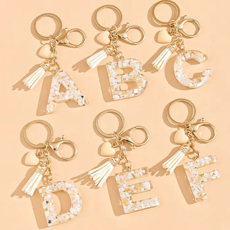 A-Z English Keychain Tassel Re - Women Accessories In English ulasan dan harga