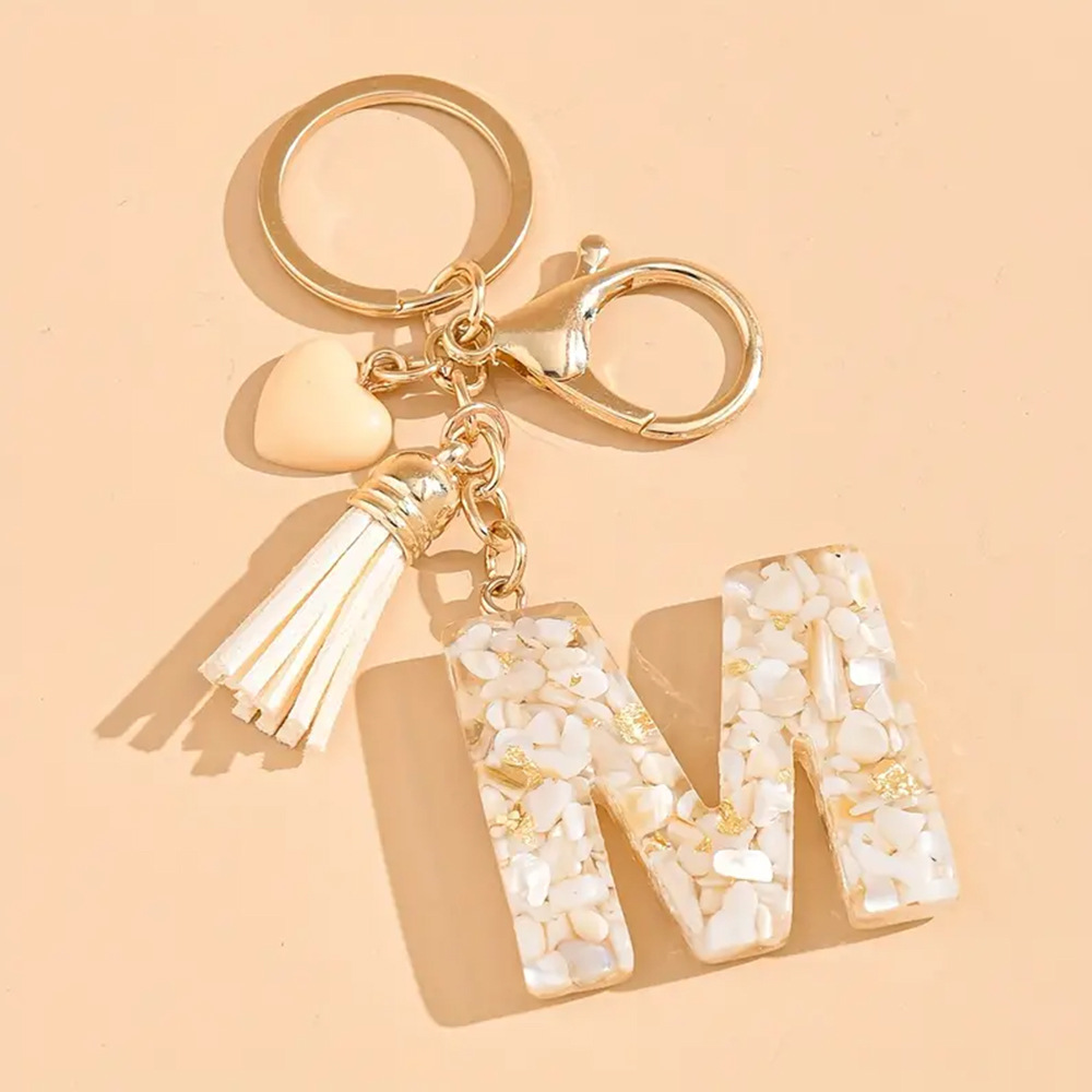 A-Z English Keychain Tassel Re - Women Accessories In English ulasan dan harga