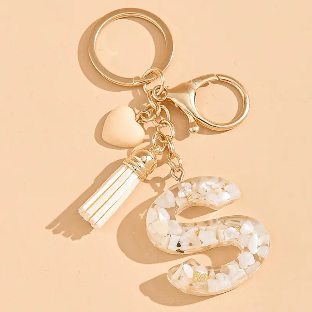 A-Z English Keychain Tassel Re - Women Accessories In English ulasan dan harga