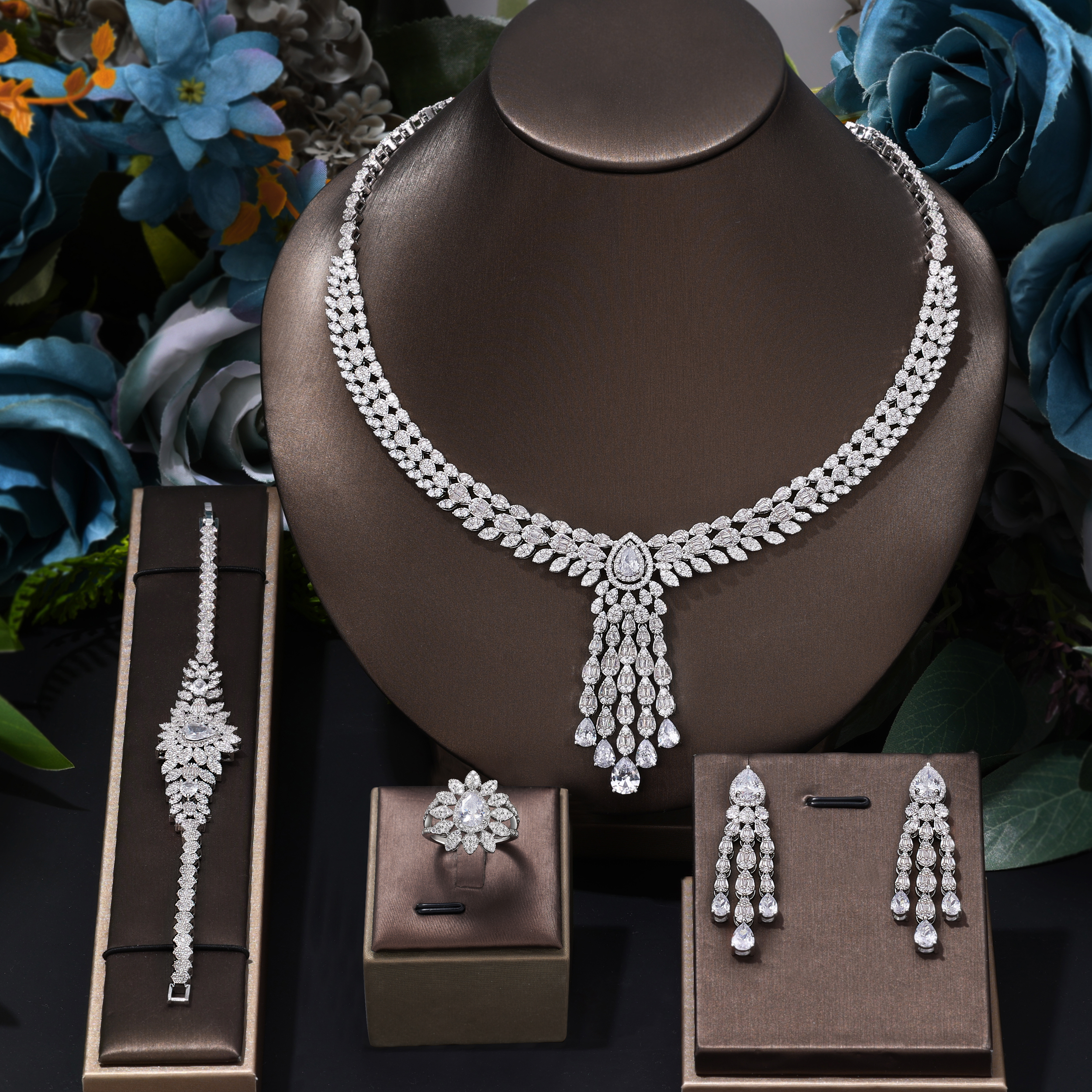 Sparking Water Drop Wedding Je - Women Accessories Uae ulasan dan harga