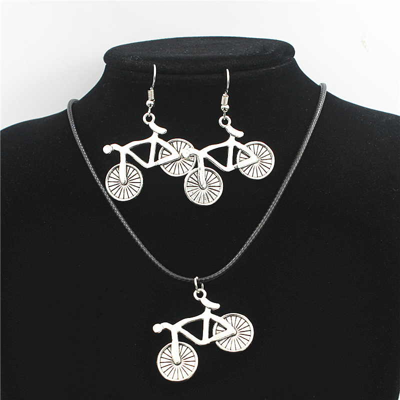 Retro Bicycle Jewelry Set for  - Women Accessories Combo Gift ulasan dan harga