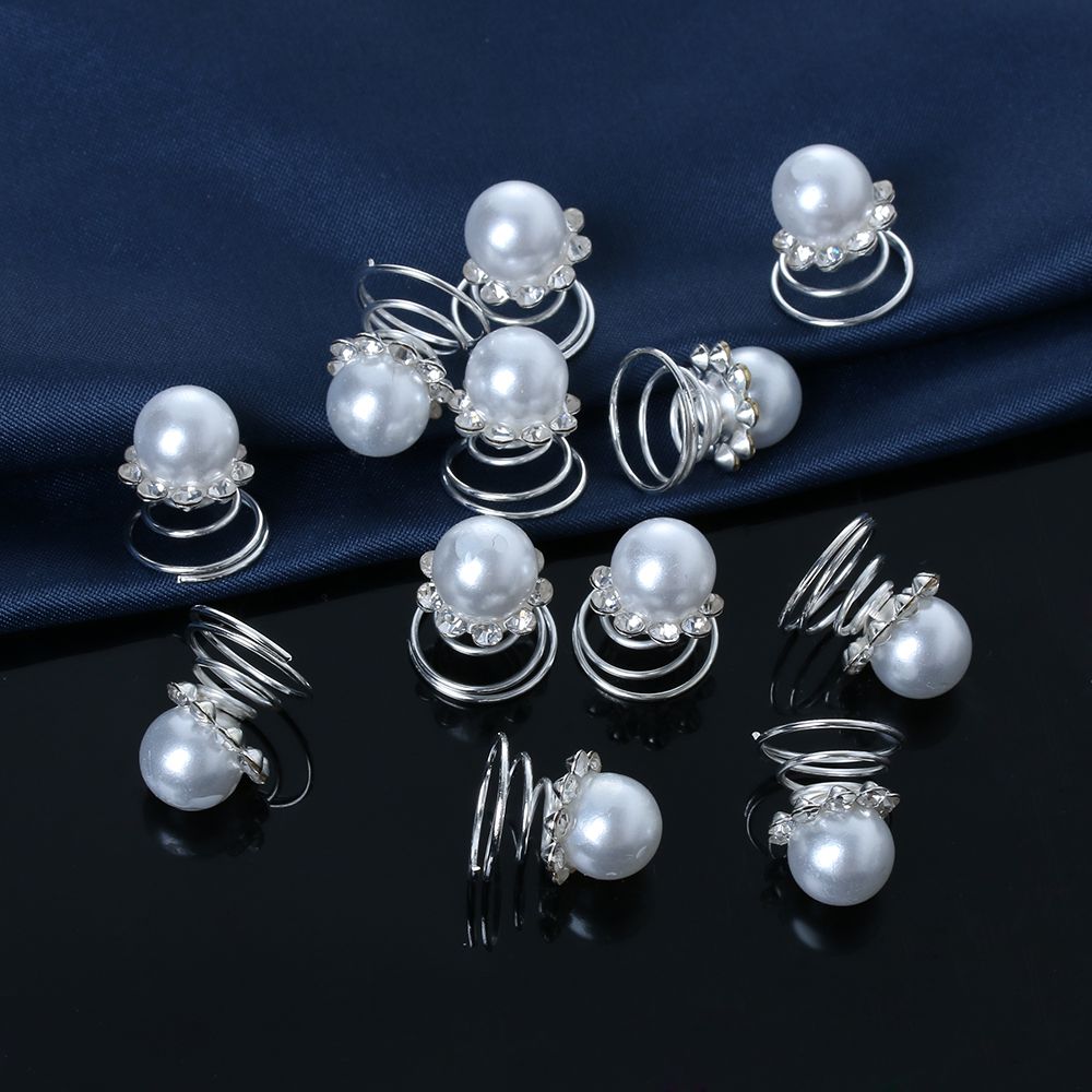 12Pcs Bridal Crystal Pearl Flo - Women Accessories Combo ulasan dan harga