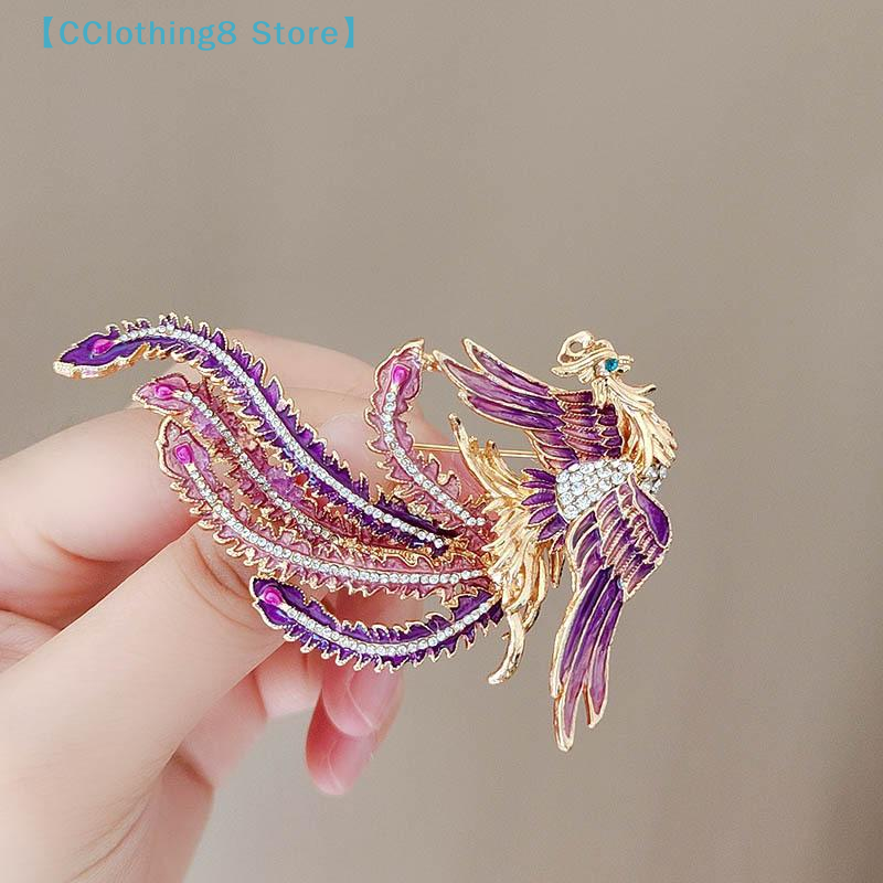 Fashion Phoenix Brooches Unise - Women'S Accessories Categories ulasan dan harga
