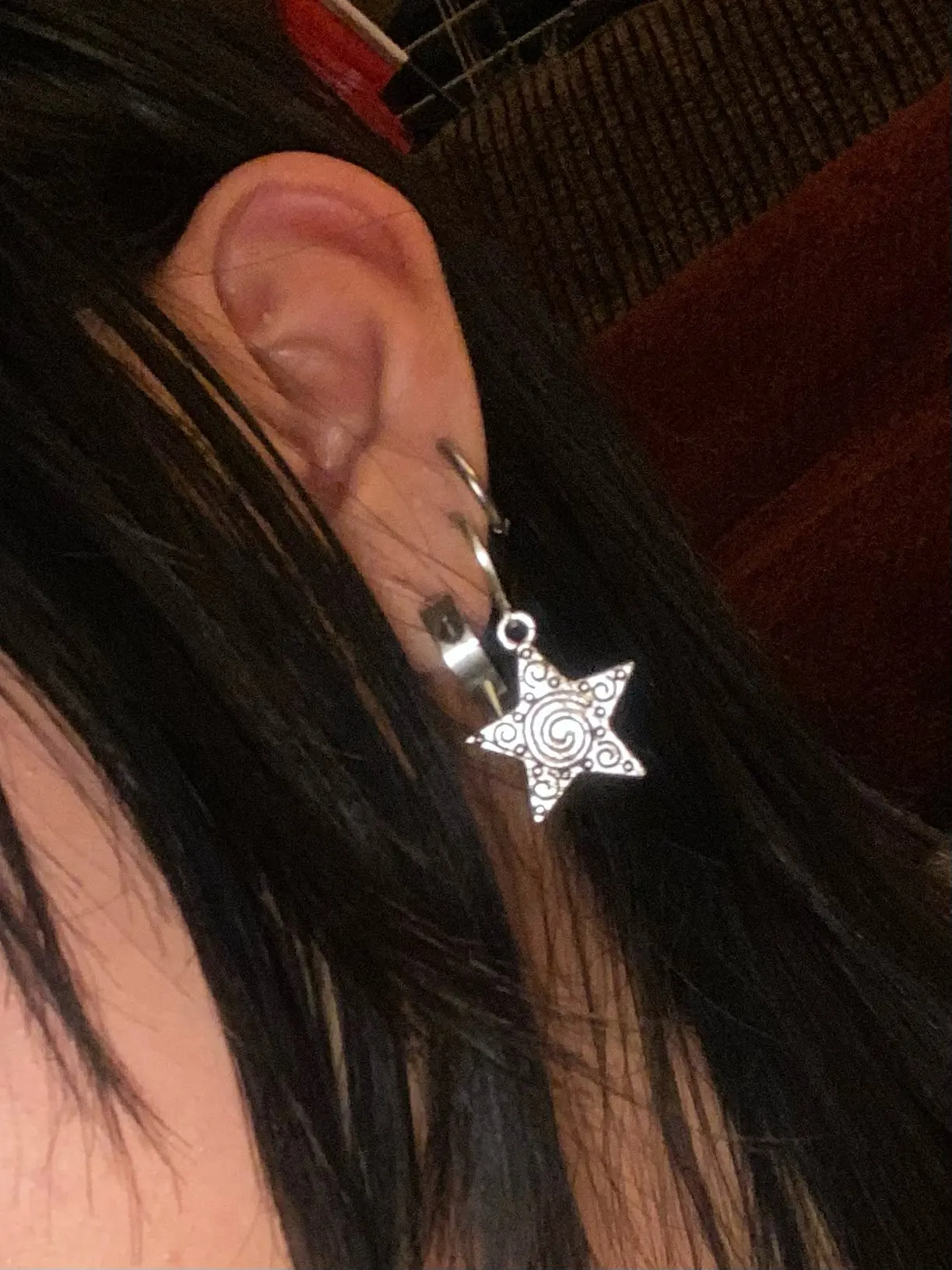 Vintage Goth Silver Color Spir - Women'S Accessories In The 90S ulasan dan harga
