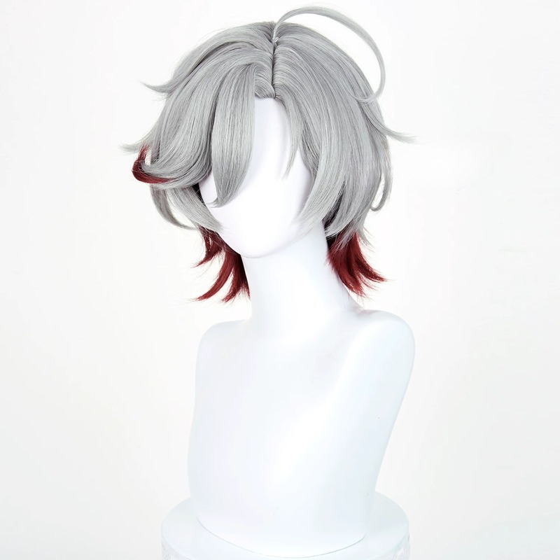Illuga Cosplay Wig Genshin Imp - Women'S Red Accessories ulasan dan harga