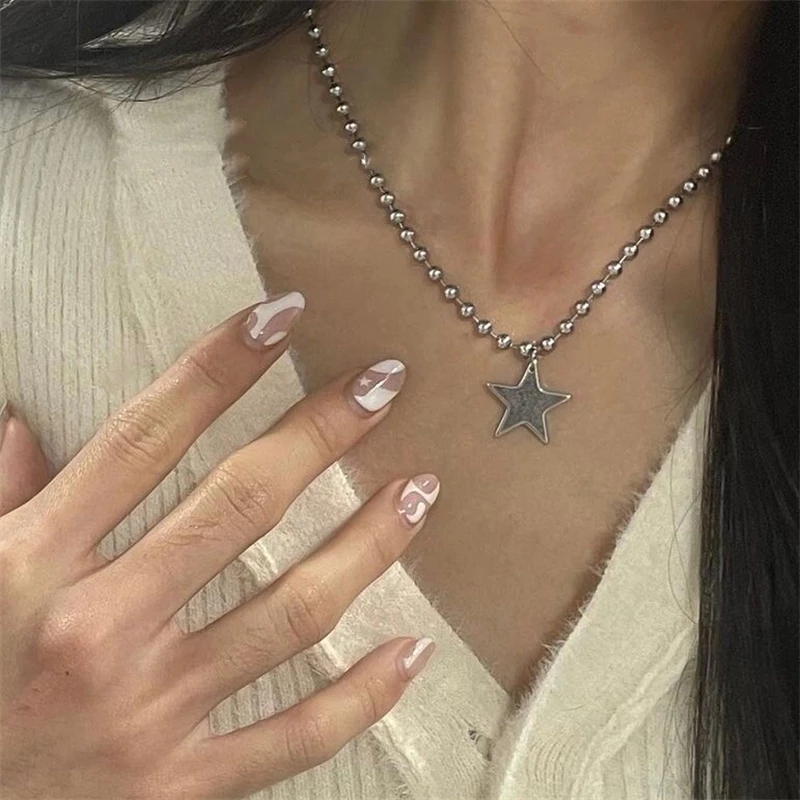 Kpop Cool Punk Vintage Star Pe - Women'S Accessories In The 90S ulasan dan harga