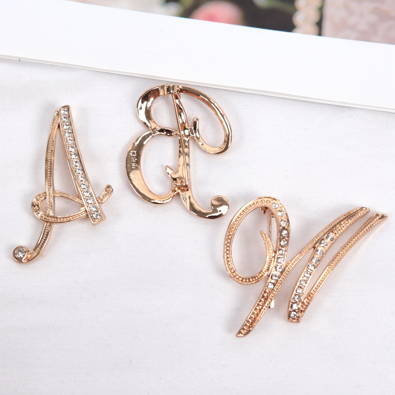 Fashion Women Rhinestone Brooc - Women Accessories In English ulasan dan harga
