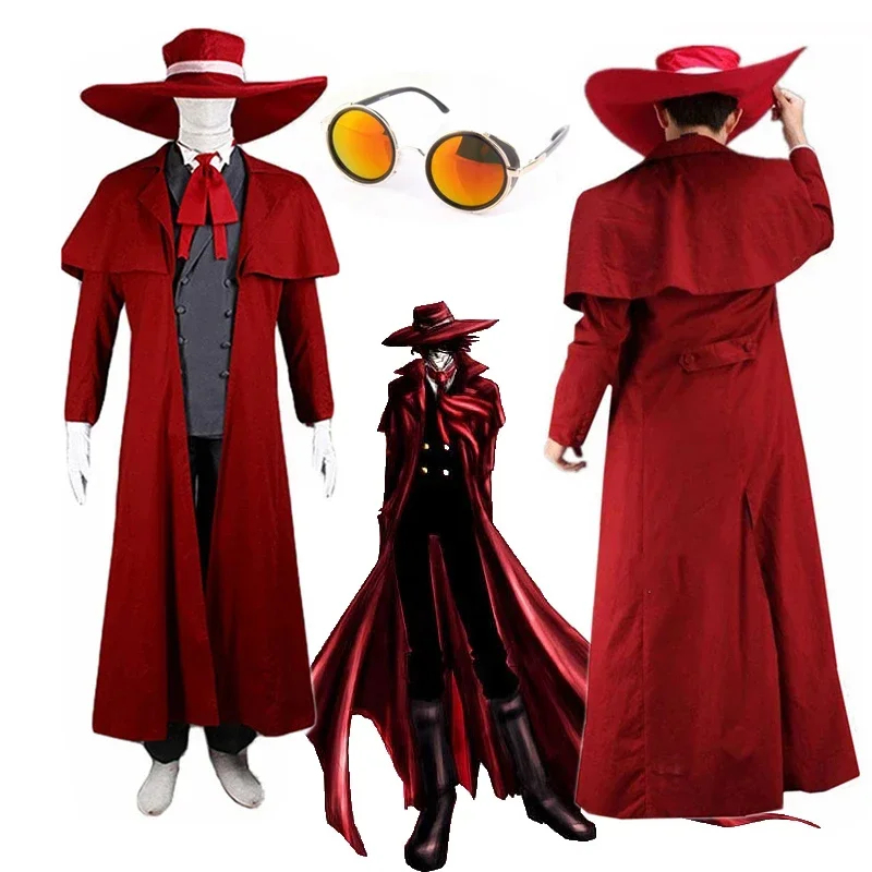 Anime Hellsing Alucard Cosplay - Women'S Red Accessories ulasan dan harga