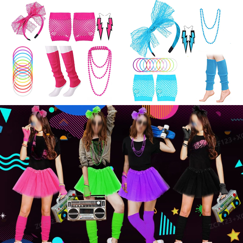 Coloured 90s 80s Outfit Access - Women'S Accessories In The 90S ulasan dan harga