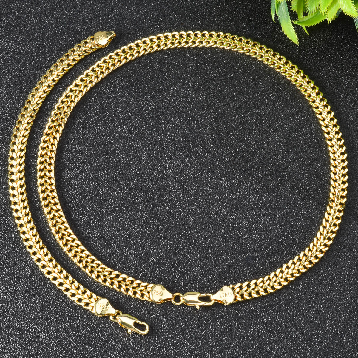 Curb Chain Jewelry Set 14K Gol - Women Accessories Combo Gift ulasan dan harga