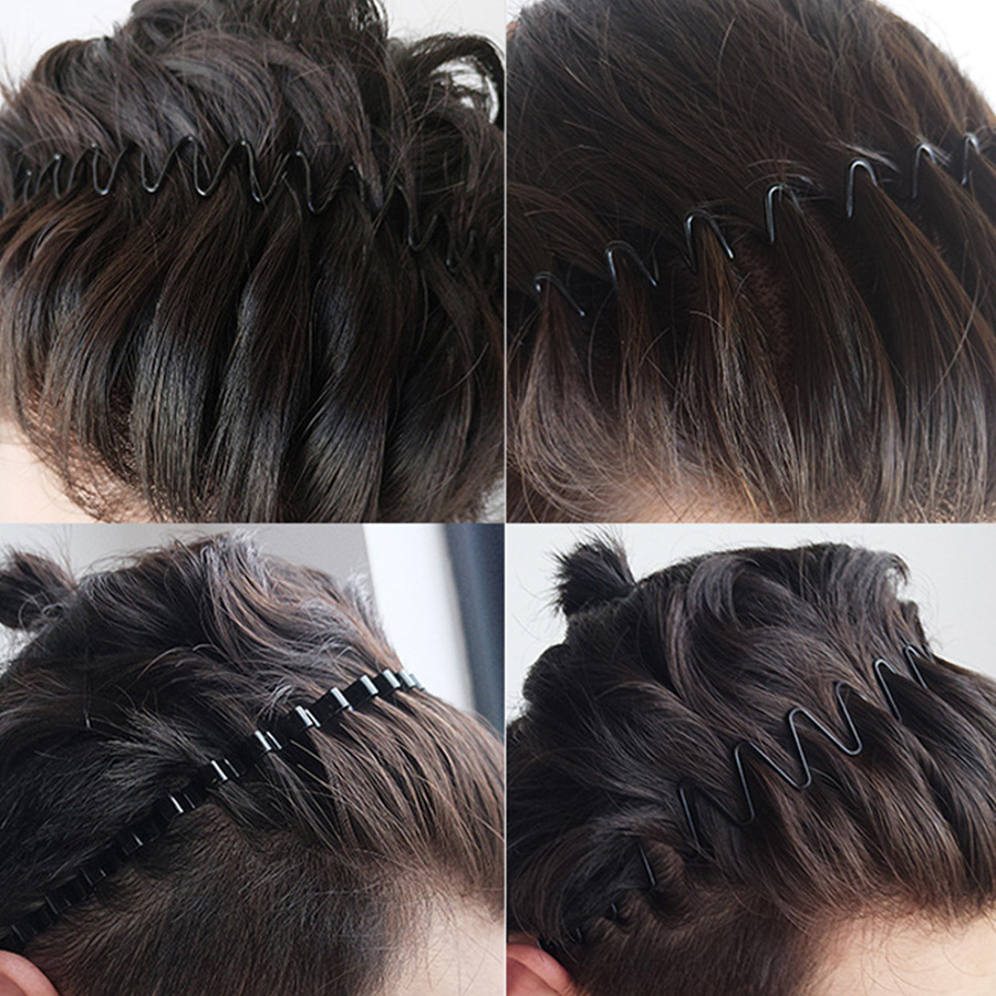 2-5Pcs Wavy Hairband Spring Ha - Women Accessories Combo ulasan dan harga