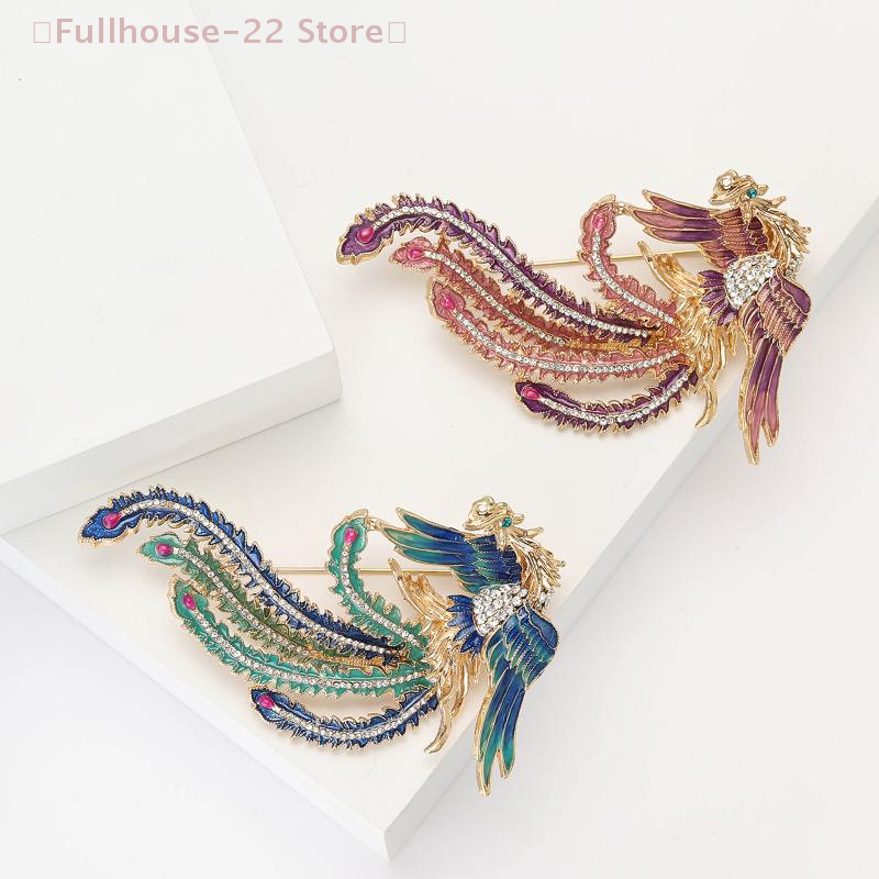 【MAX-22】Fashion Phoenix Brooch - Women'S Accessories Categories ulasan dan harga