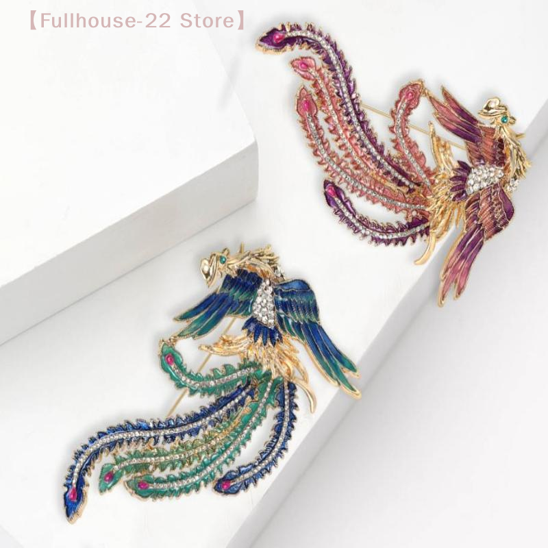 【MAX-22】Fashion Phoenix Brooch - Women'S Accessories Categories ulasan dan harga