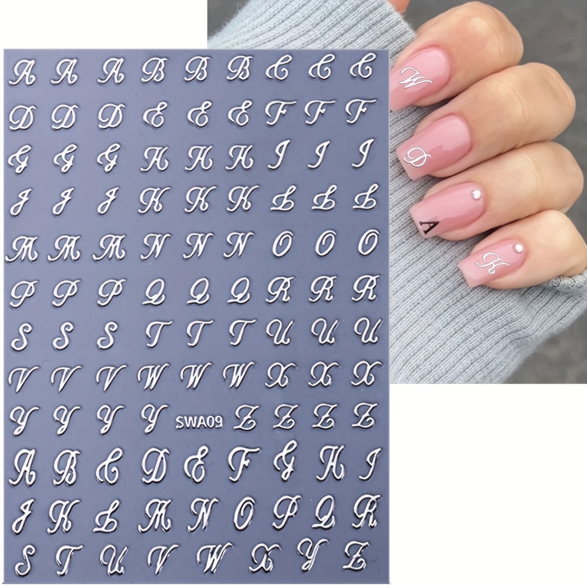 Multi-Color Retro Script Engli - Women Accessories Name In English ulasan dan harga