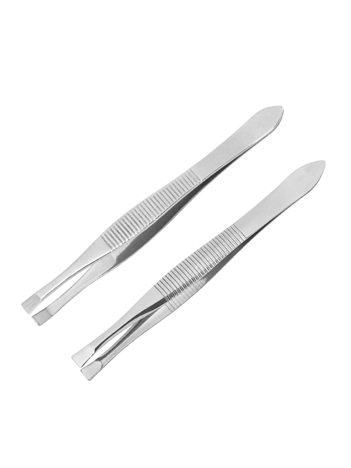 2pcs Stainless Steel Eyebrow C - Women Accessories Combo Gift ulasan dan harga