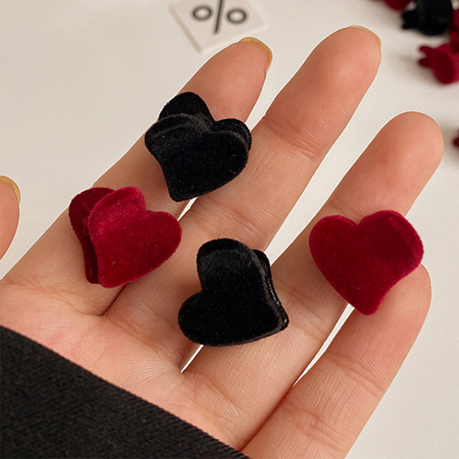 10Pcs/lot Matte Heart Shape Re - Women Accessories Combo ulasan dan harga
