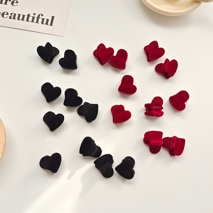 10Pcs/lot Matte Heart Shape Re - Women Accessories Combo ulasan dan harga