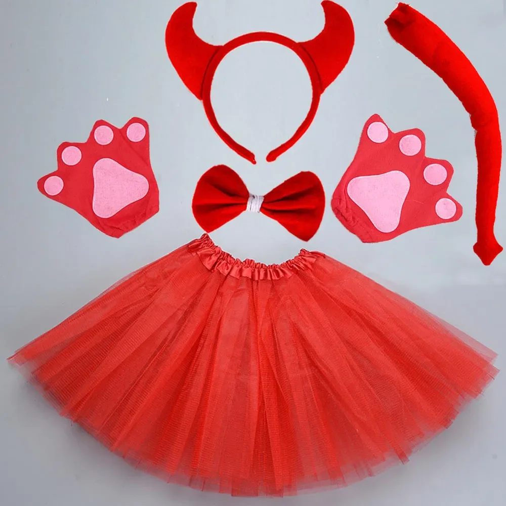 Women Girls Animal Demon Devil - Women'S Red Accessories ulasan dan harga