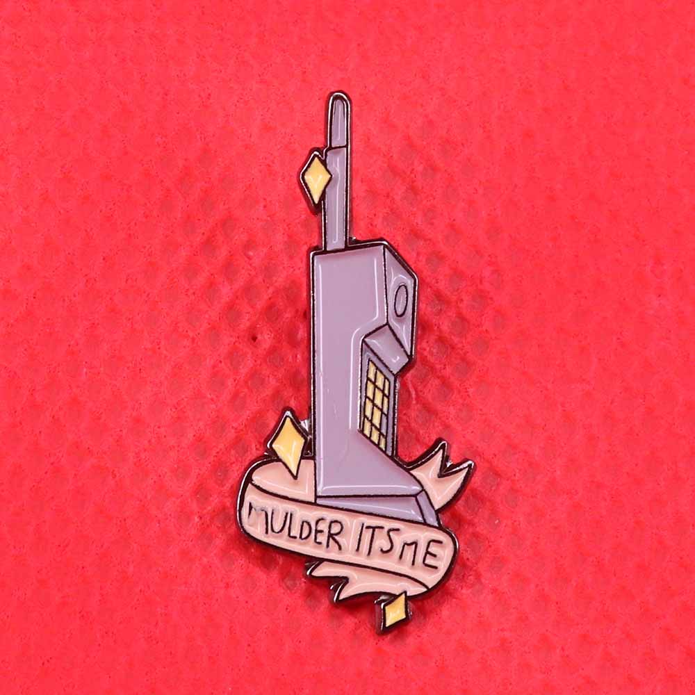 Mulder it's me enamel pin vint - Women'S Accessories In The 90S ulasan dan harga