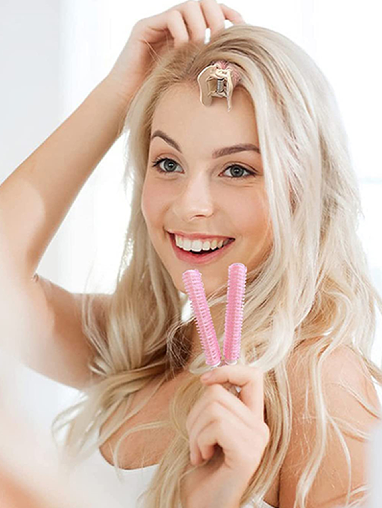 2 Pcs Hair Rollers Volumizing  - Women Accessories Combo ulasan dan harga