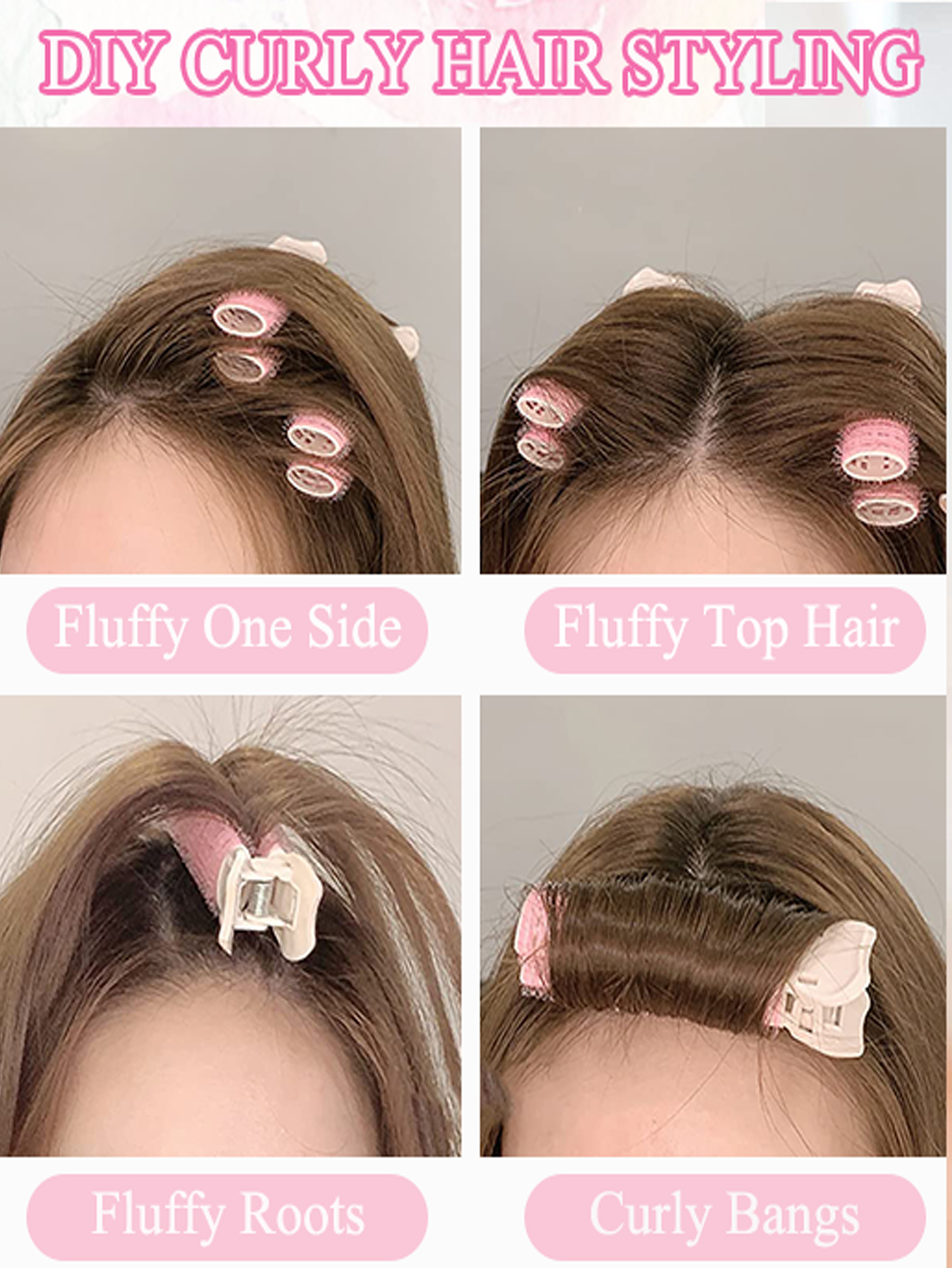 2 Pcs Hair Rollers Volumizing  - Women Accessories Combo ulasan dan harga