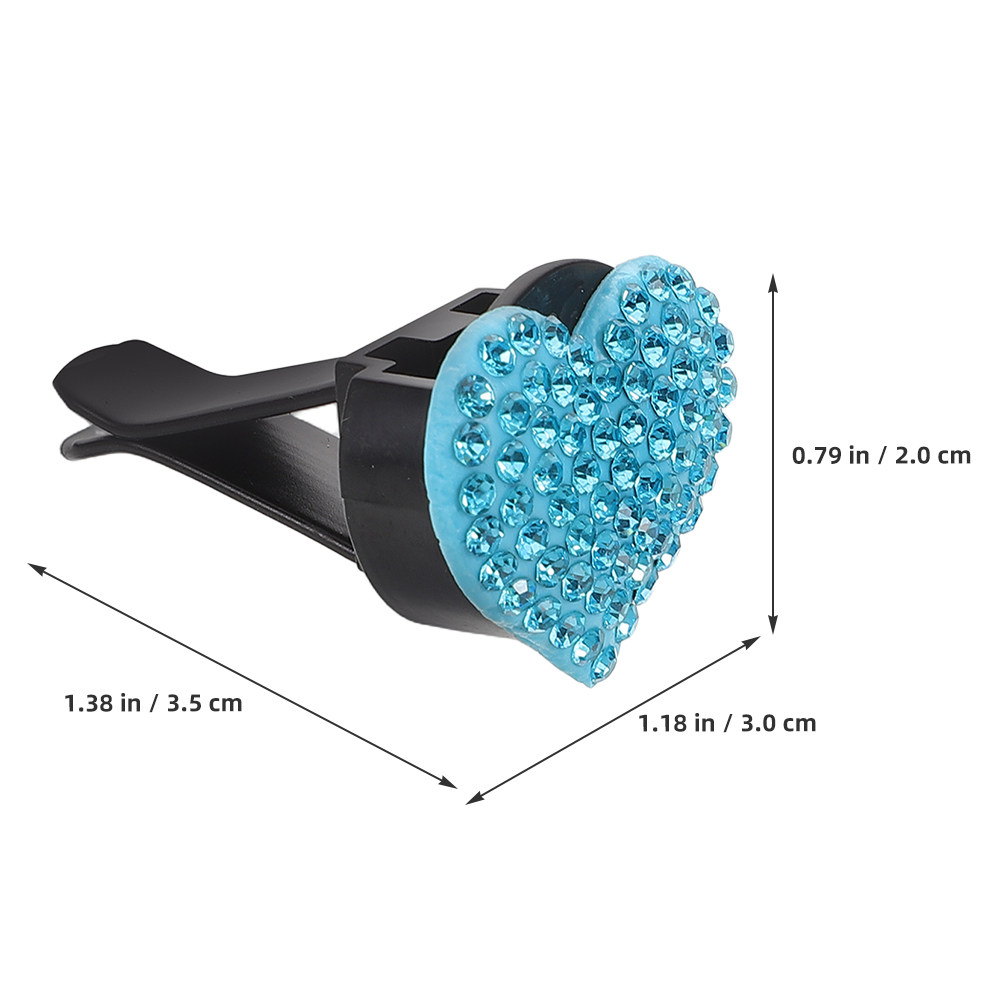 4Pcs Heart Car Air Vent Clips  - Women Accessories Outlet ulasan dan harga