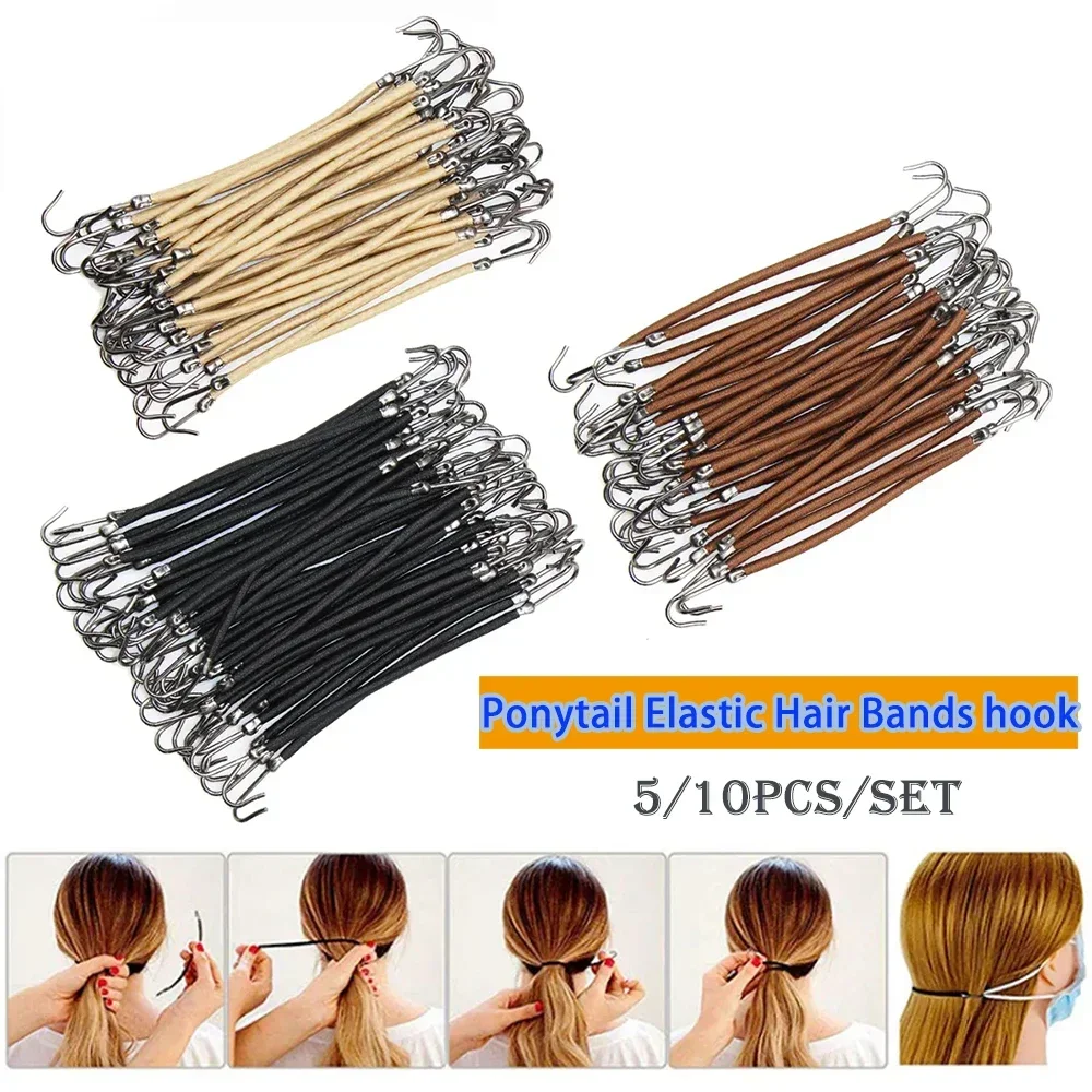 5/10PCS Ponytail Rubber Elasti - Women Accessories Combo ulasan dan harga